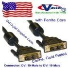 10FT Computer LCD Display DVI-D to DVI-D Male to Male Digital Singlelink Video Cable