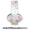 Kearas Flowers on White Decal Style Skin (fits Sol Republic Tracks Headphones - HEADPHONES NOT INCLUDED) view 1