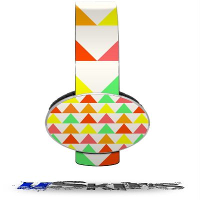 Triangles Citrus Decal Style Skin (fits Sol Republic Tracks Headphones - HEADPHONES NOT INCLUDED)