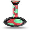 Kearas Polka Dots Green On Salmon Decal Style Skin fits Skullcandy Lowrider Headphones (HEADPHONES SOLD SEPARATELY) view 1