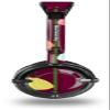 Plain Leaves On Burgundy Decal Style Skin fits Skullcandy Lowrider Headphones (Headphones Sold Separately) view 1