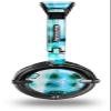 Electro Graffiti Blue Decal Style Skin fits Skullcandy Lowrider Headphones (Headphones Sold Separately) view 1