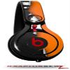 WraptorSkinz Skin Decal Wrap Compatible with Beats Mixr Headphones Ripped Colors Black Orange Skin Only (Headphones NOT Included) view 1
