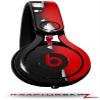 WraptorSkinz Skin Decal Wrap Compatible with Beats Mixr Headphones Ripped Colors Black Red Skin Only (Headphones NOT Included) view 1