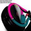 WraptorSkinz Skin Decal Wrap Compatible with Beats Mixr Headphones Ripped Colors Hot Pink Seafoam Green Skin Only (Headphones NOT Included) view 3