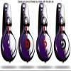 WraptorSkinz Skin Decal Wrap Compatible with Beats Mixr Headphones Ripped Colors Purple White Skin Only (Headphones NOT Included) view 2