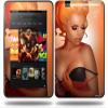 0range Pin Up Girl Decal Style Skin fits Amazon Kindle Fire HD 8.9 inch view 1