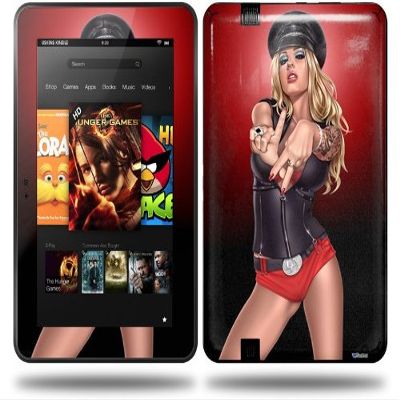 LA Womx Pin Up Girl Decal Style Skin fits Amazon Kindle Fire HD 8.9 inch