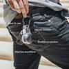 Fashionit Small Clip-On Holder Carabiner Designed to fit a U Mini Speaker, Portable, Travel-Friendly, Clear, Water Resistant, Durable, Speaker not Included view 2