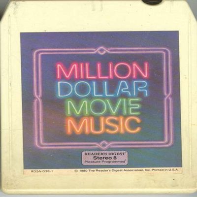 Million Dollar Movie Music Tape 3 8 Track Tape