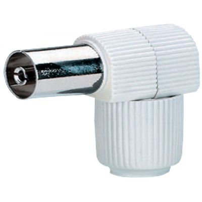 Legrand Side Standard Plug TV Coaxial Outlet Diameter 9.52 mm, White, LEG91020