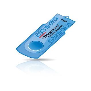 MICRODIA 33050 Twist-Premium 32G Blue USB Memory Stick USB 2.0