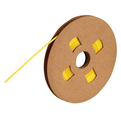Brady PermaSleeve Polyolefin Wire Marking Sleeves, 0.125" Dia x 100' L, Yellow