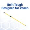 SPARTA 4102004 Spectrum Fiberglass Broom Handle, Mop Handle, Replacement Handle With Acme Threaded Tip For Commercial Cleaning, 4.5 To 8 Feet, Yellow view 4