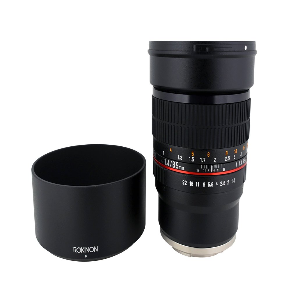 Rokinon 85M-FX 85mm F1.4 Ultra Wide Fixed Lens for Fujifilm X-Mount Cameras Black