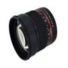 Rokinon 85M-FX 85mm F1.4 Ultra Wide Fixed Lens for Fujifilm X-Mount Cameras Black view 3