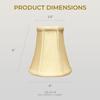 Royal Designs, Inc. BS-704FC-6AGL True Bell Lamp Shade, 3.5 x 6 x 6.25 , Antique Gold view 2