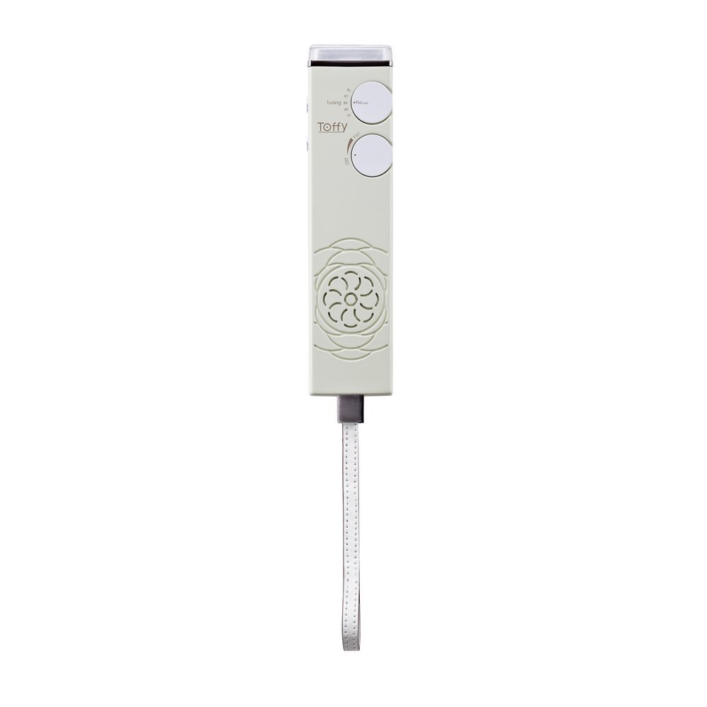 Toffy TSV-M003LWH Dynamo Radio, Lychee White