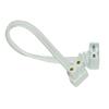 Jesco Lighting SP-CC6L Accessory - 6" 2-Wire Right Angle Connecting Cable w/ 2-Prong Plug, White Finish view 1