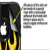 Metal Flames - Decal Style Vinyl Skin fits Otterbox Commuter iPhone4/4s Case (CASE Sold Separately) view 2