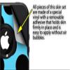 Kearas Polka Dots Black And Blue - Decal Style Vinyl Skin fits Otterbox Commuter iPhone4/4s Case - (CASE NOT INCLUDED) view 2