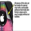 Tie Dye Peace Sign 103 - Decal Style Vinyl Skin fits Otterbox Commuter iPhone4/4s Case - (CASE NOT INCLUDED) view 2