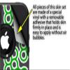 Locknodes 02 Green - Decal Style Vinyl Skin fits Otterbox Commuter iPhone4/4s Case - (CASE NOT INCLUDED) view 2