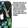 Skull Checker Rainbow - Decal Style Vinyl Skin fits Otterbox Commuter iPhone4/4s Case - (CASE NOT INCLUDED) view 2