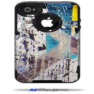 Urban Graffiti - Decal Style Vinyl Skin fits Otterbox Commuter iPhone4/4s Case - (CASE NOT INCLUDED)