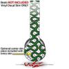 WraptorSkinz Skin Decal Wrap Compatible with Beats Solo HD Locknodes 01 Green (Headphones NOT Included) view 3