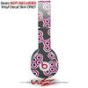 WraptorSkinz Skin Decal Wrap Compatible with Beats Solo HD Locknodes 02 Hot Pink (Fuchsia) (Headphones NOT Included) view 2