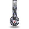 WraptorSkinz Skin Decal Wrap Compatible with Beats Solo HD Locknodes 02 Navy Blue (Headphones NOT Included) view 1