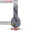 WraptorSkinz Skin Decal Wrap Compatible with Beats Solo HD Locknodes 02 Navy Blue (Headphones NOT Included) view 3