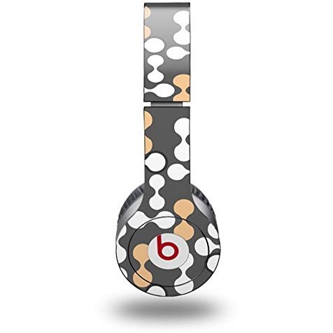 WraptorSkinz Skin Decal Wrap Compatible with Beats Solo HD Locknodes 04 Peach (Headphones NOT Included)