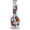 WraptorSkinz Skin Decal Wrap Compatible with Beats Solo HD Locknodes 04 Red Dark (Headphones NOT Included) view 1