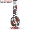 WraptorSkinz Skin Decal Wrap Compatible with Beats Solo HD Locknodes 04 Red Dark (Headphones NOT Included) view 2