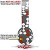WraptorSkinz Skin Decal Wrap Compatible with Beats Solo HD Locknodes 04 Red Dark (Headphones NOT Included) view 3
