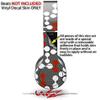 WraptorSkinz Skin Decal Wrap Compatible with Beats Solo HD Locknodes 04 Red Dark (Headphones NOT Included) view 4