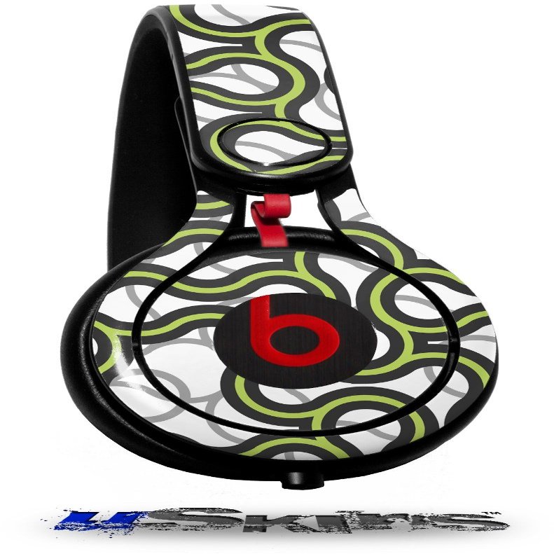 Locknodes 01 Sage Green Decal Style Skin Compatible with Beats Mixr (Headphones NOT Included)