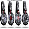 Locknodes 02 Navy Blue Decal Style Skin Compatible with Beats Mixr (Headphones NOT Included) view 2