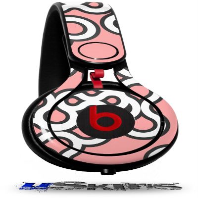 Locknodes 03 Pink Decal Style Skin Compatible with Beats Mixr (Headphones NOT Included)