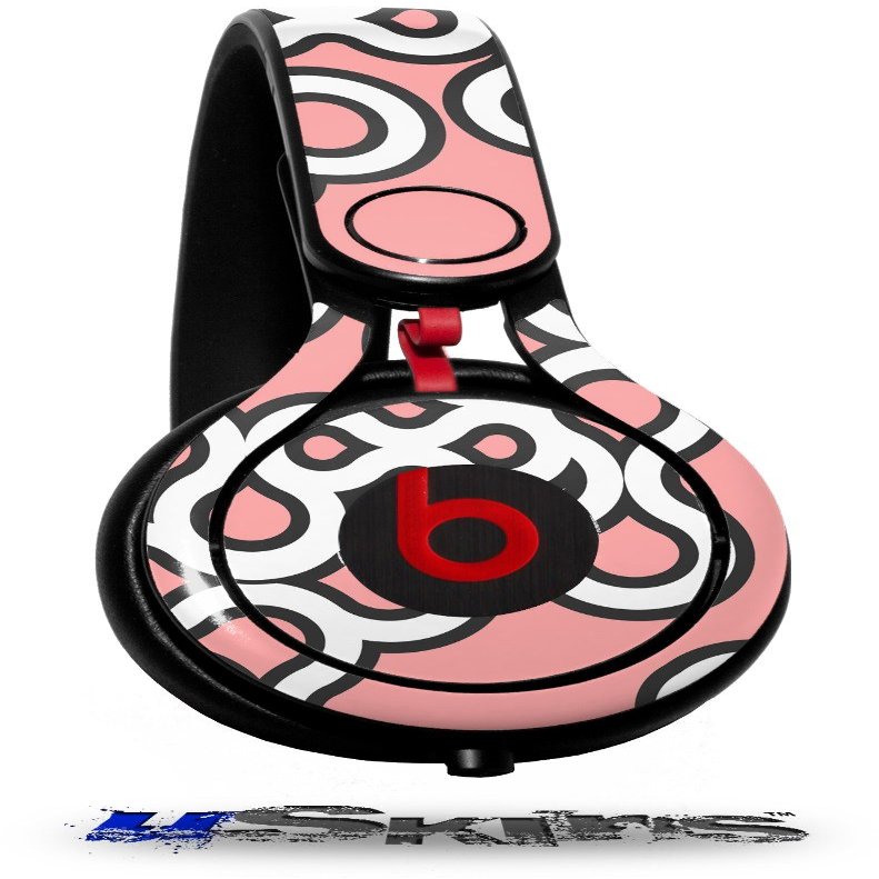 Locknodes 03 Pink Decal Style Skin Compatible with Beats Mixr (Headphones NOT Included)