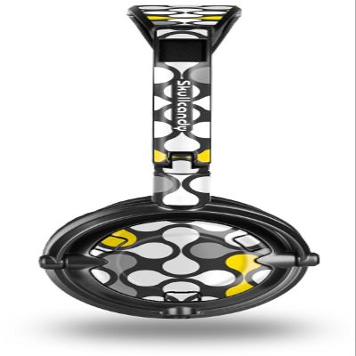 Locknodes 05 Yellow Decal Style Skin fits Skullcandy Lowrider Headphones (Headphones Sold Separately)