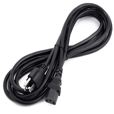 iMBAPrice 12 Ft Universal AC Power Cord - NEMA 5-15P to IEC320C13 UL Listed 3 Prong Power Cable