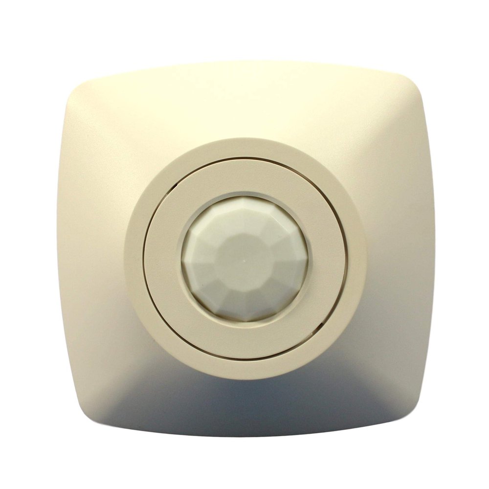 Cooper/Core Microset AHOMC-P-0450-R 2-Way Passive Infrared Occupancy Motion Sensor, 360 Degree, 450 sq ft Coverage, Ceiling Surface Mount, White