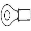 TE CONNECTIVITY / AMP 323986 TERMINAL, RING TONGUE, #6, CRIMP NATURAL (1 piece) view 1