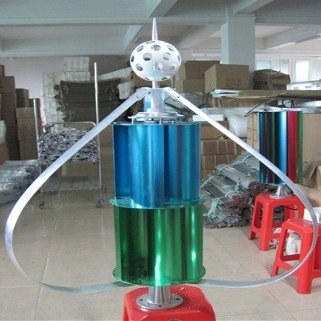 Gowe Max. Power: 400 Watt Vertical Axis Wind Generator/Wind Turbine AC24V Rated Power 300W