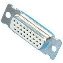 D-Sub High Density Connectors 26 POS. SOLDER FEM. HI-DENS. GOLD PLTD. (1 piece)