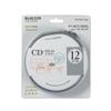 12 Sheets with Elecom DVD CD case semi-Hard Zipper Storage White CCD-H12WH view 2