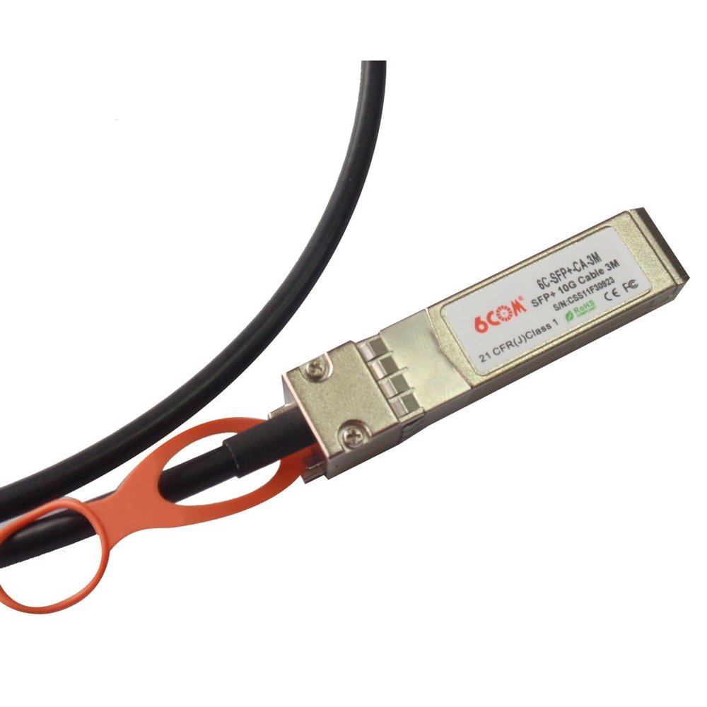 6COM SFP+ Direct Attach Cables 3M Reach, compatible with Extreme 10304